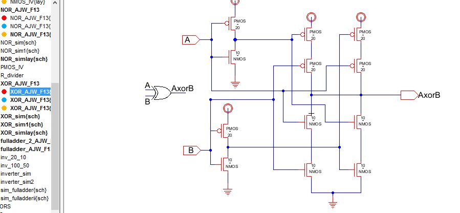 Cmos Xor Gate Circuit Diagram - Wiring View And Schematics Diagram